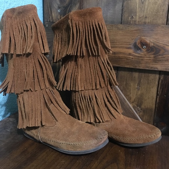 Fringe boots - Picture 1 of 4